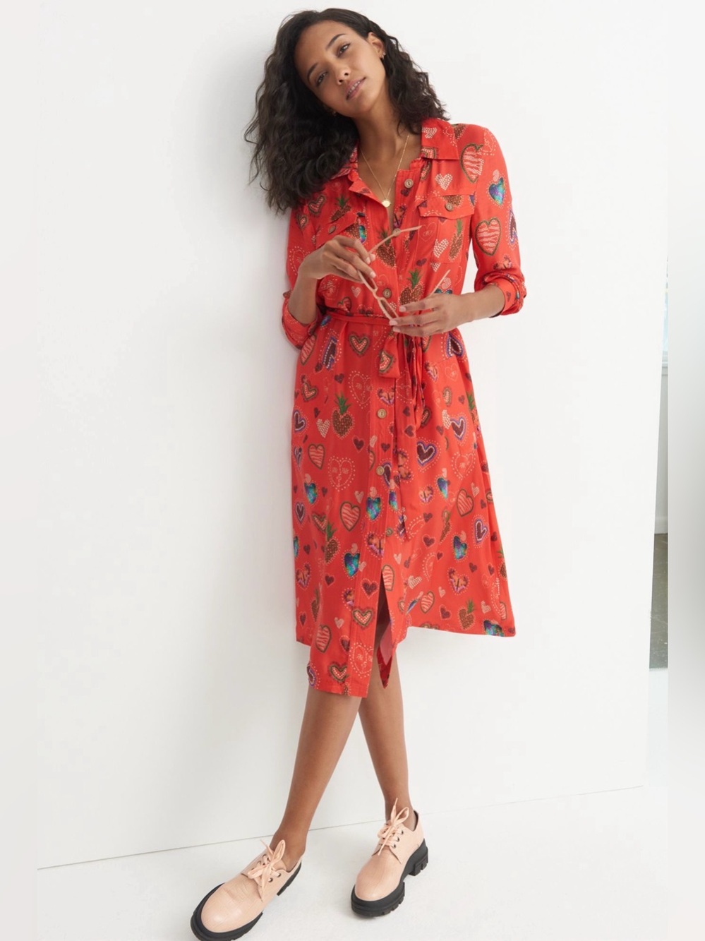 Farm Rio Calixta Midi Shirtdress